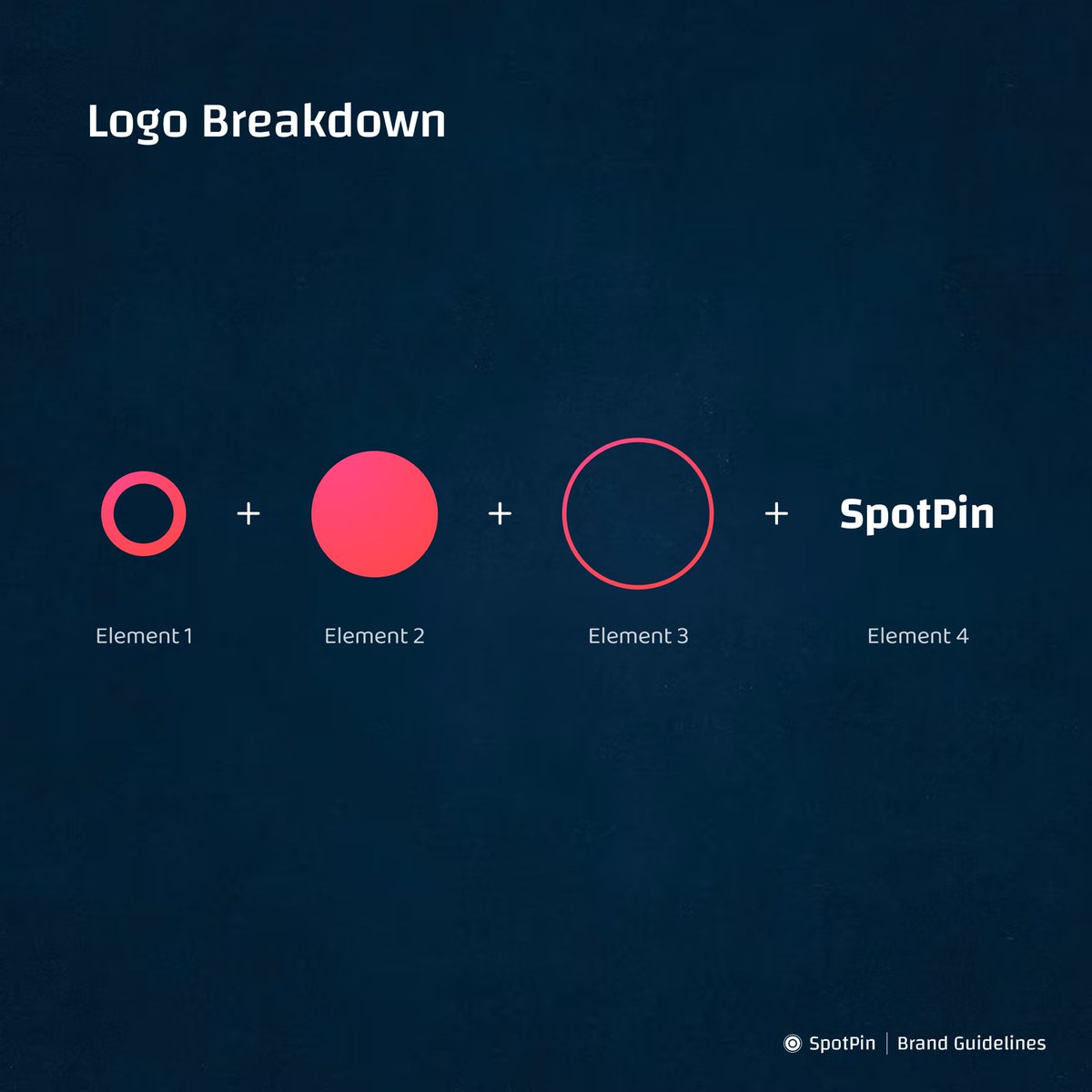AInfologics's tweet photo. A product’s identity begins long before a user taps “Download.” 🎨

Introducing the brand identity and logo design we created for Spotpin.
For a community-driven travel platform focused on hidden gems, the branding needed to feel adventurous, modern, and instantly trustworthy. https://t.co/hdoFhCHTa8