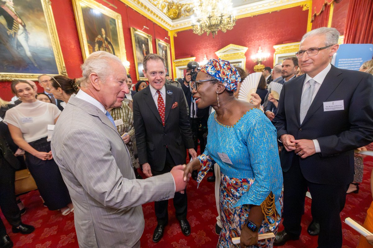 yakisawyerr's tweet photo. In my capacities as Mayor of Freetown and C40 Cities Global Co-Chair, I participated in London Climate Action Week 2026 on Tuesday and Wednesday.

Key engagements included a closed-door roundtable with United Nations Secretary-General António Guterres on accelerating local climate action, and a reception at St James’s Palace, where I had the opportunity to engage King Charles III on C40 Cities’ work on climate action and clean air. In addition to delivering keynote addresses at the Mayoral Dialogue on urban resilience, and at the ODI Global and LAGO Collective convening on women-led green innovation, it was a pleasure to join my sisters Anne Hildago, now former Mayor of Paris, and Kate Gallego, Mayor of Phoenix on a panel at the LSE, my other alma mater!

I had a bilateral meeting with Governor Babajide Sanwo-Olu of Lagos (Lagos is one of 14 C40 Cities in Africa), continued my support for youth climate advocacy and shared my insights on the BBC Climate Question podcast, slated to be aired this weekend. Throughout my two day participation, I used every engagement as a platform to advocate for sustainable climate financing that creates jobs for Global South cities, including Freetown.

#TransformFreetown
#TransformingLives
#LCAW2026