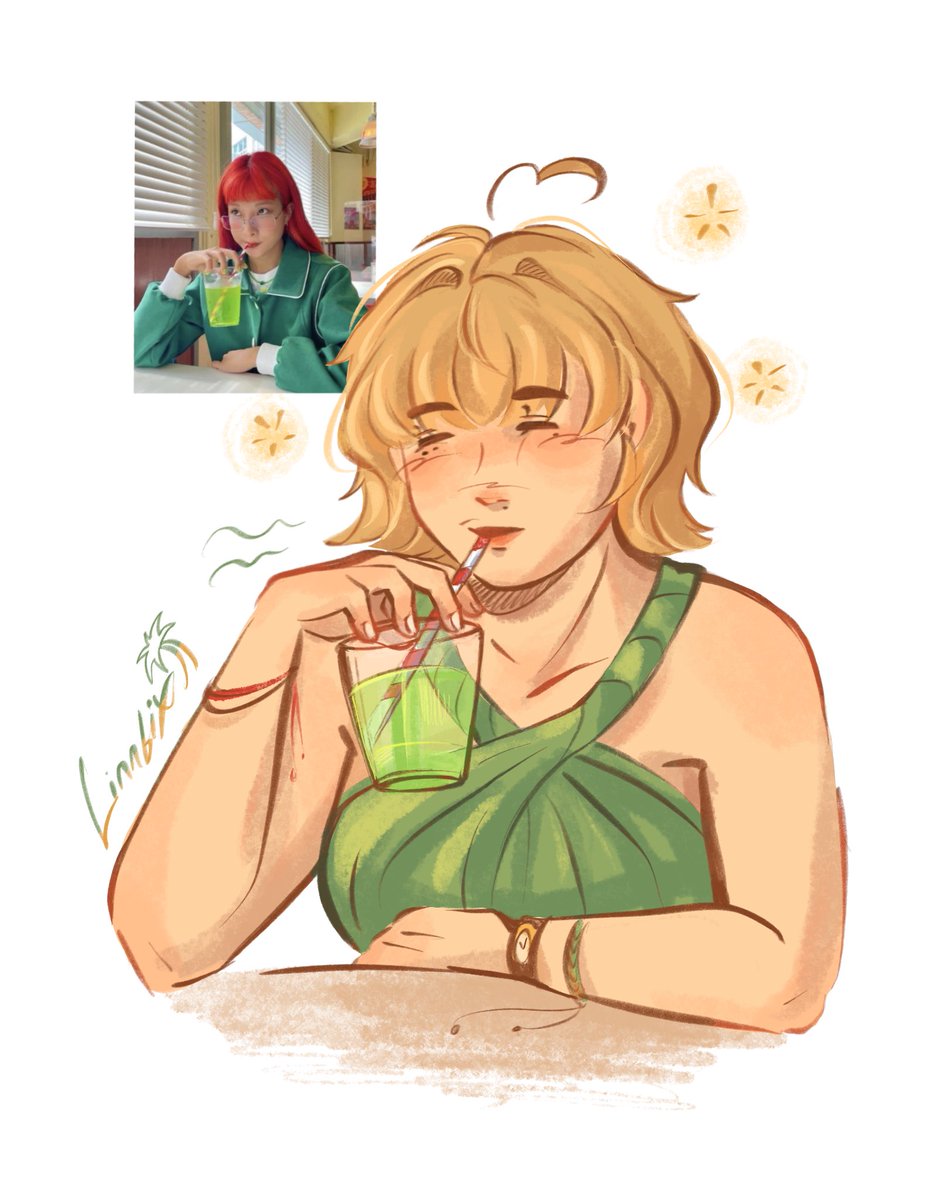 linn_fix's tweet photo. Summer Vacation!! 🌺 #art #digitalartㅤㅤㅤㅤ #originalcharacter #oc #doodles #summer https://t.co/jWKkXYLSp5