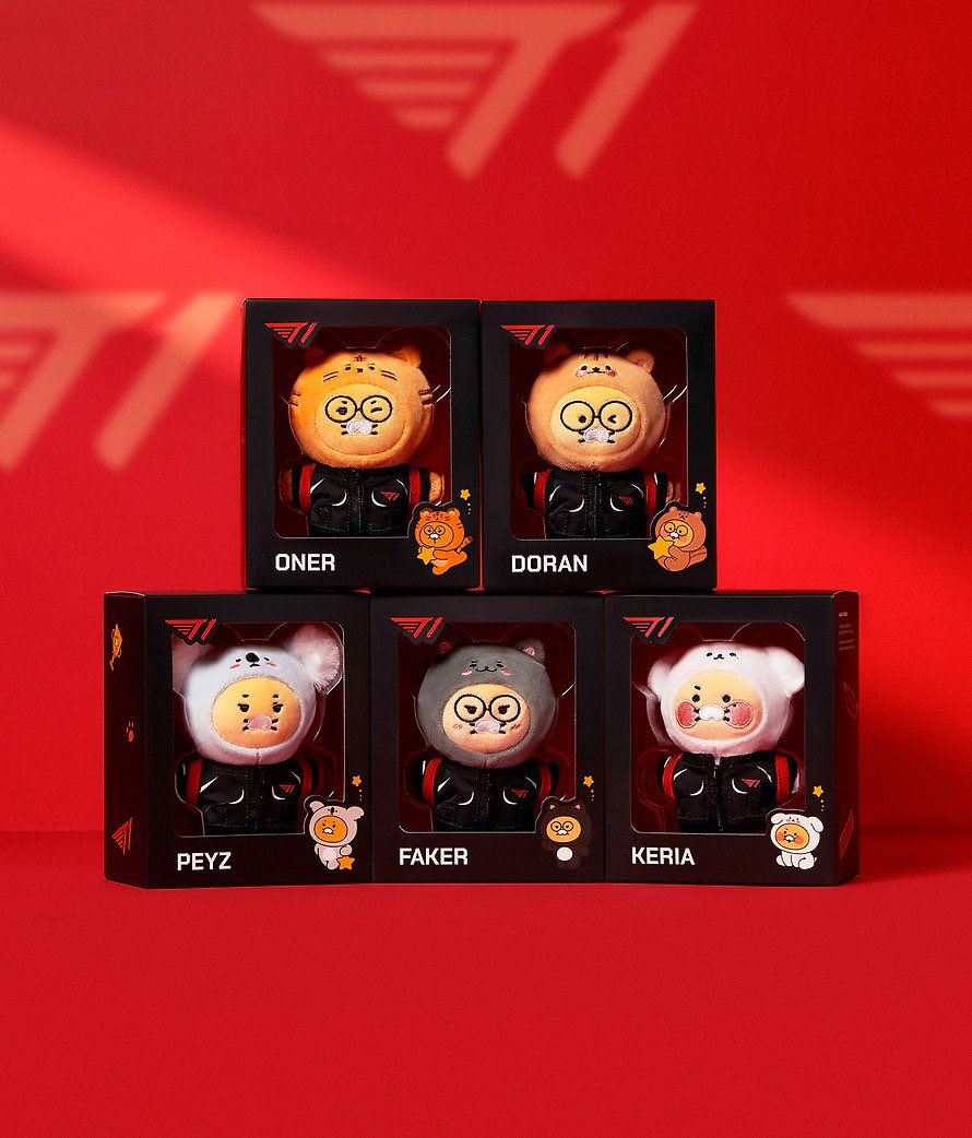 T1×チュンシクコラボが2026年も登場！ Doran、Oner、Faker、Peyz