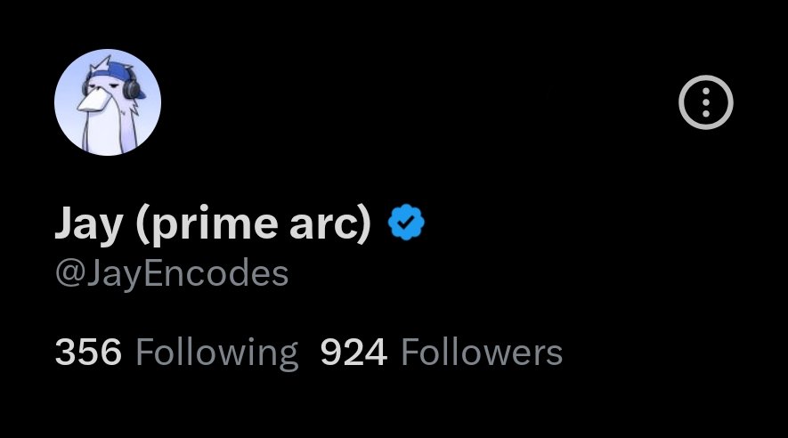 Jay (prime arc) tweet media