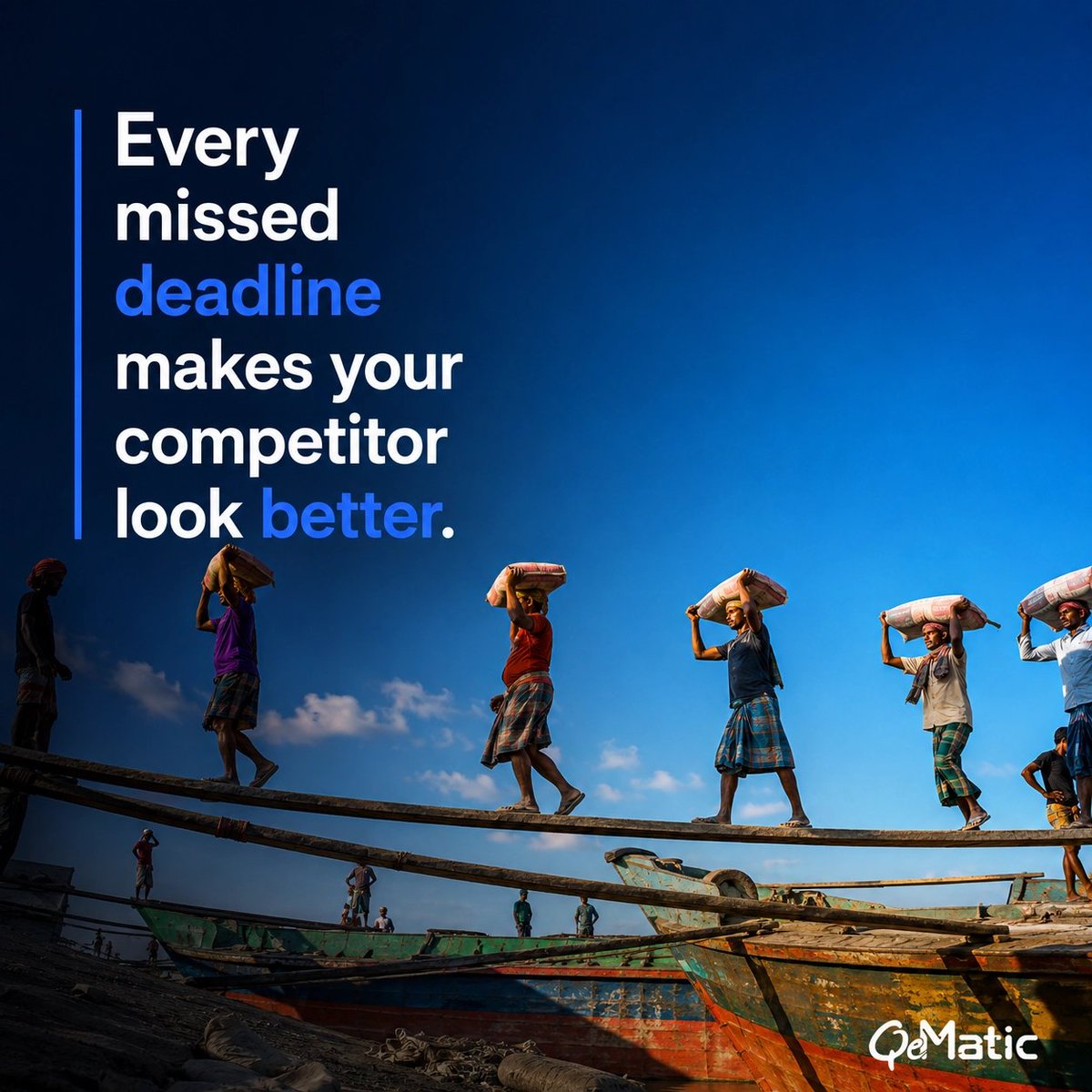 QeMatic's tweet photo. Productivity improves when motion has purpose.Being busy isn't the goal. Creating value is. Align every action with a clear objective and watch efficiency follow. #Productivity #Operations #SupplyChain #Logistics #Efficiency #Automation #QeMatic https://t.co/PYuxZmMQ7A