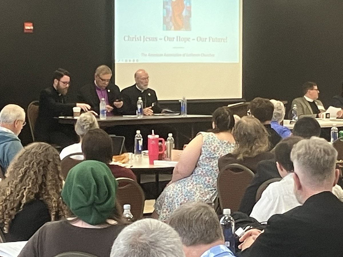 wittenbergcomo's tweet photo. The mobile office is at the general convention of The American Association of Lutheran Churches this week! https://t.co/ERUn69DaVK