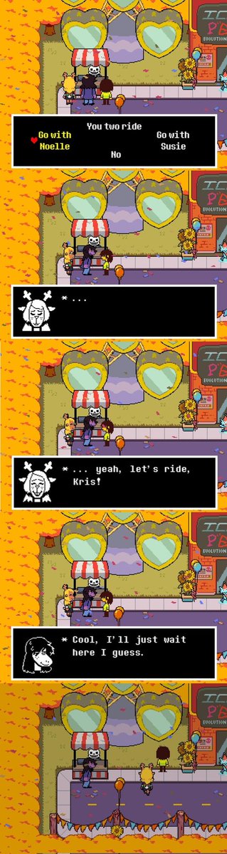 gasterstruelove's tweet photo. #deltarunespoilers Kriselle stuff in Normal Route https://t.co/c3SGYKvsou