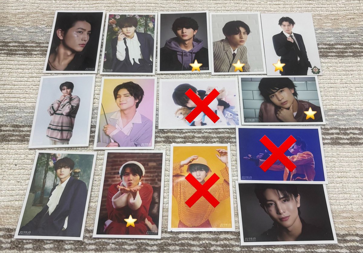 14orange331's tweet photo. 超特急 ICEx Lienel グッズ整理のためお譲りします。
生写真 トレカ グッズ T.I.M.E MEMORIAる 8号車の日 エビライ ミニマスコット マルイ

【求】買取(+送料)詳しくはALT

【譲】以下画像(ハル多め)

郵送 または 6/27ESCORT福岡, 8/13エビライ 手渡し https://t.co/rrA2Vj2nbC