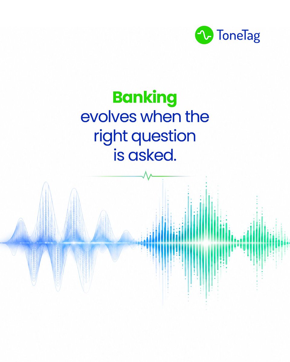 tonetag's tweet photo. Banking has always evolved by answering the right questions.

#Banking #Technology #Innovation #ToneTag #Merchant #MSME https://t.co/A60hisHM2x
