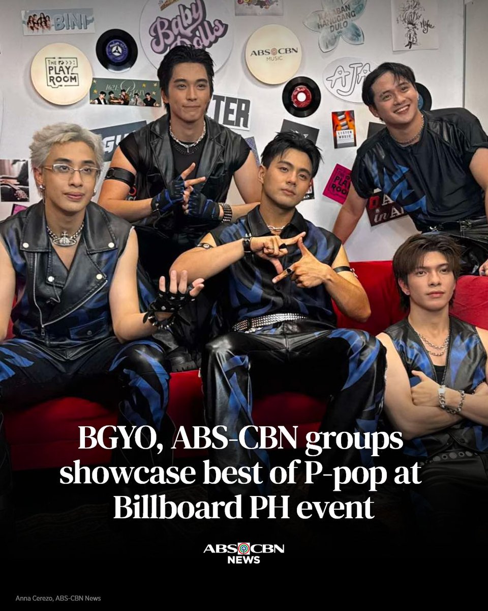 ABSCBNNews's tweet photo. KAPAMILYA TALENT REPRESENT ⭐

Nagpakitang gilas ang BGYO at ilan pang ABS-CBN Music talents sa "PPOP Unite: The Convention" ng Billboard Philippines.

Basahin: https://t.co/EMFy9yShmn https://t.co/wt2FQBvGD7