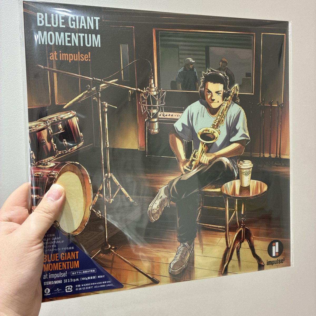 入荷情報】 BLUE GIANT MOMENTUM at impulse! (180g重量盤) 日本 
