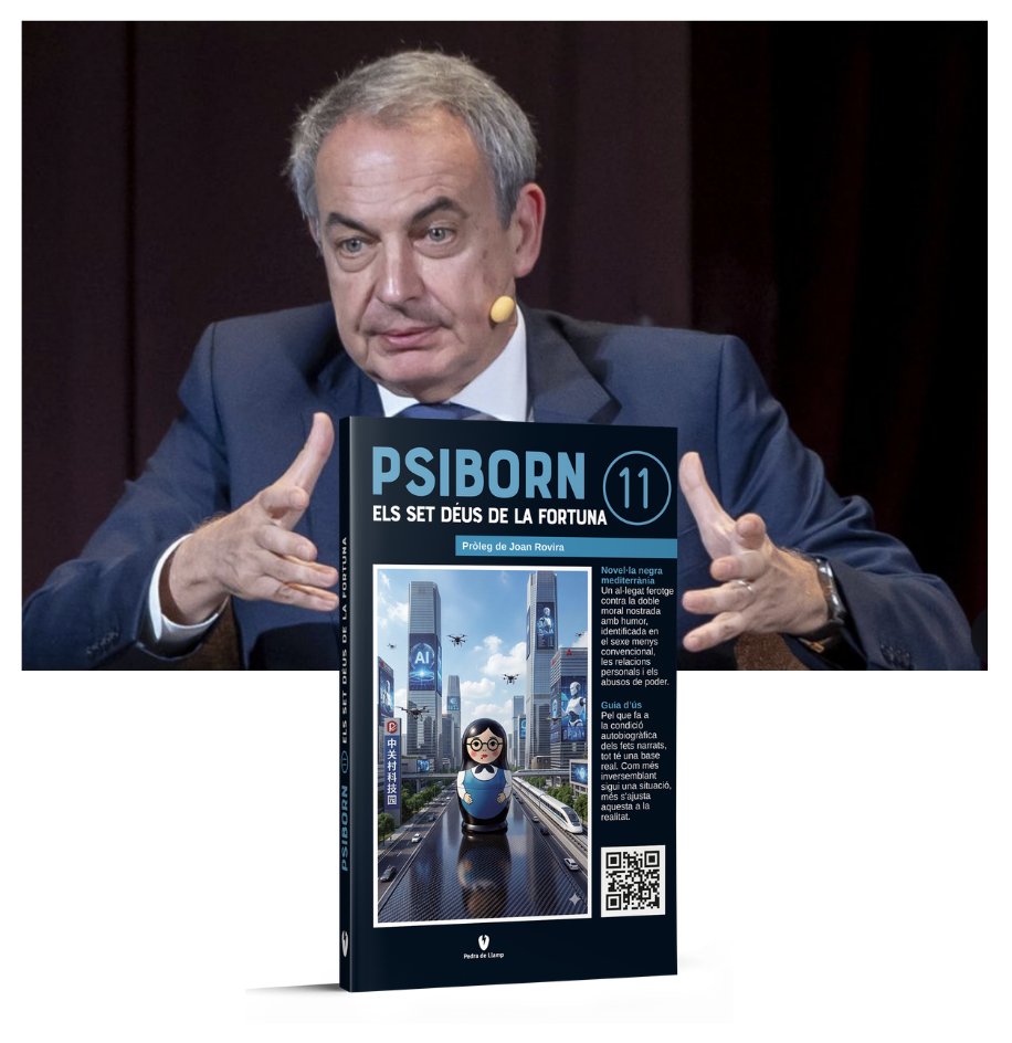psiborn's tweet photo. Que la secretària de ZP es digui Gertrudis Alcázar i li enviï frases per WhatsApp com "es un honor acompañarte en la batalla", massa d'esquerres no sembla. Com a guionista, crec que només falta una mica de sexe, a la Gertru la veig de dòmina sado a la meva masmorra de Copons. https://t.co/S5XaCx1Sr5