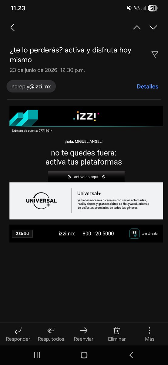 Malc_Labastida's tweet photo. @izzi_mx oye contrate el paquete del mundial e incluía la plataforma de Universal+ y resulta que no puedo ingresar, se trata que ofreces algo que no cumples? Digo para ir a ver a @Profeco https://t.co/dVhSvriFNp