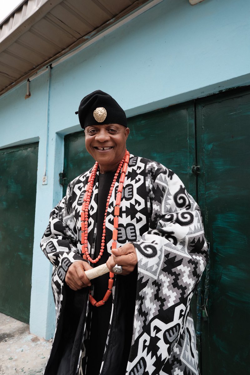 mekallia1's tweet photo. Icons are not photographed; they are documented

Chief Bright Chimezie wearing Look 6, “Turu Ugo,” from our debut collection. Available on the website. 

#Mekallia #Ncheta https://t.co/TSDe93tItc