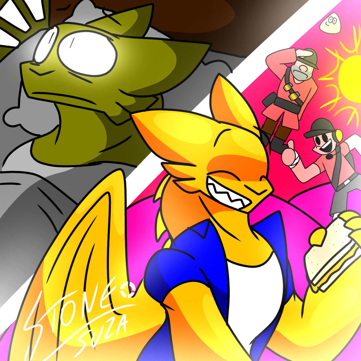 stonesuza's tweet photo. "Barulhos na Cozinha"

#crossoverlive #teamfortress2 #nightfury https://t.co/NR323V0kzV