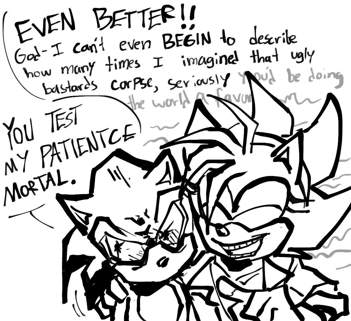 MA1EXU's tweet photo. kinda ooc but its a very fun unlikely duo https://t.co/ANGHmHAopS