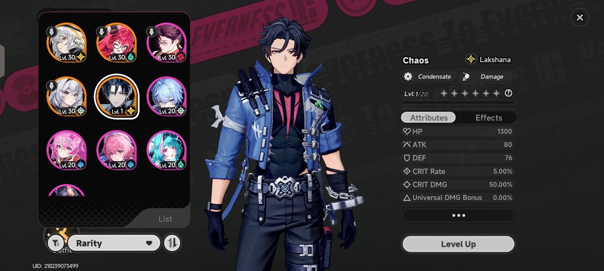 Castoroce's tweet photo. Wts akun neverness to everness
Lvl 17, login email (gak bisa CE)
Server SEA

Nanally A1
Chaos sign, glider, skin motor
Hathor

2 selektor on
Banner standar pity 70

Price? 100k

t. Jual beli akun NTE https://t.co/D0deQAjsIz