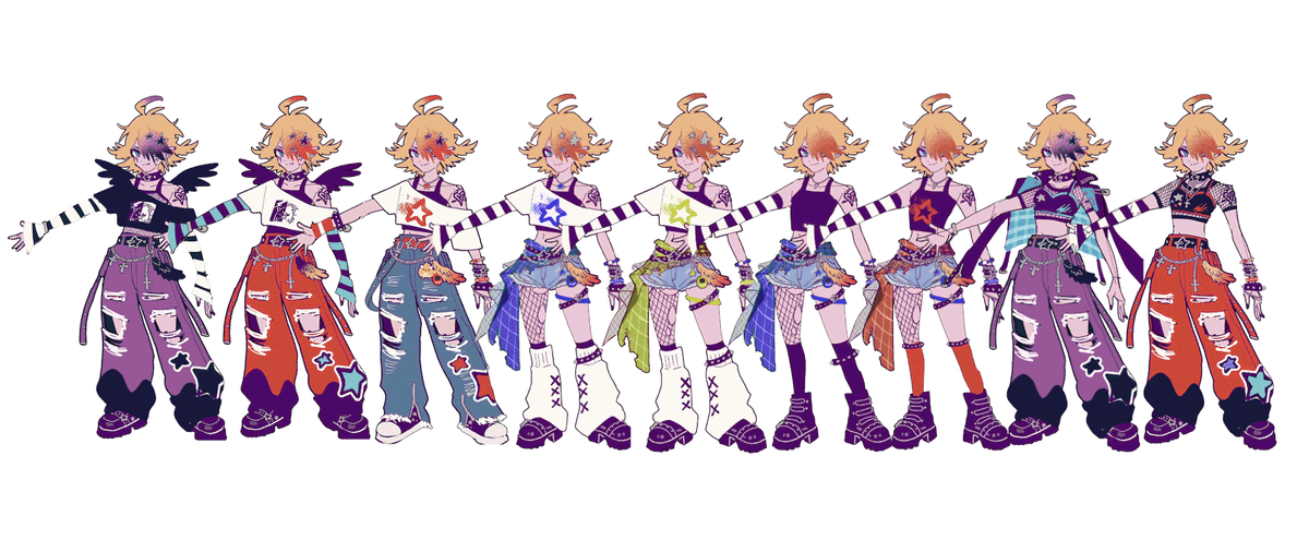 parupo1467's tweet photo. Initial design to final https://t.co/V8K5hFhIRt