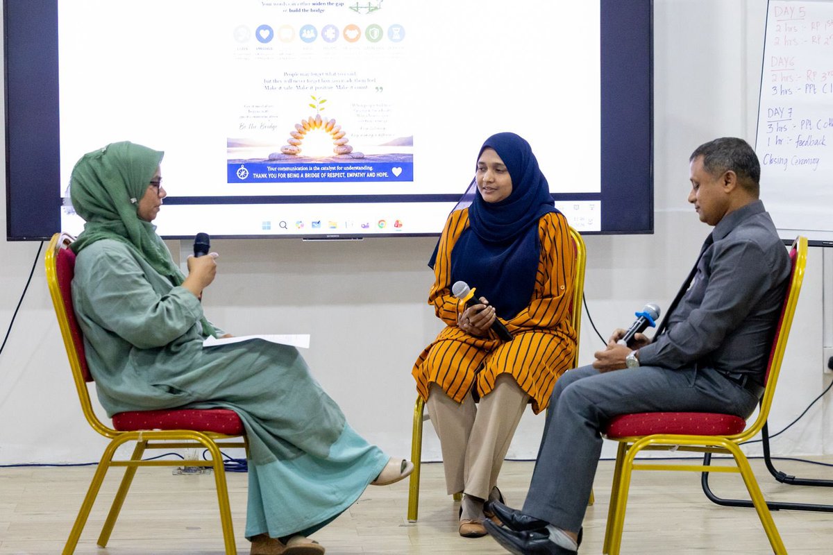 SFdevelopmentMV's tweet photo. Day 4 of National Family Mediation Program TOT: Today’s ToT session focused on developing participants’ understanding of mediation and conciliation along with developing communication skills needed for trainers and mediators. https://t.co/9Spd28MEYV