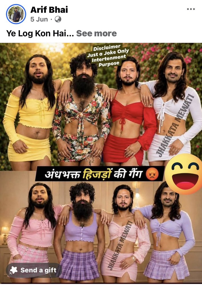 DRPRAKASHSING14's tweet photo. Arif from guwahati,assam. He is continuously posting our sanatani team fake edited photos on his Facebook page to defame our face.
@GuwahatiPol @assampolice @DGPAssamPolice @CMOfficeAssam kindly check his page and take strict action against this mulla… https://t.co/UFlMvilfur