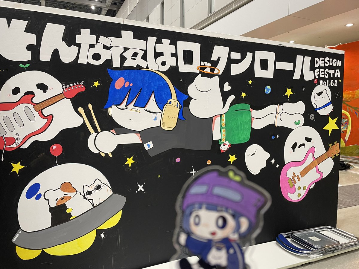 11月のデザフェスもライブペイントです👻 対戦よろしくお願いいたし