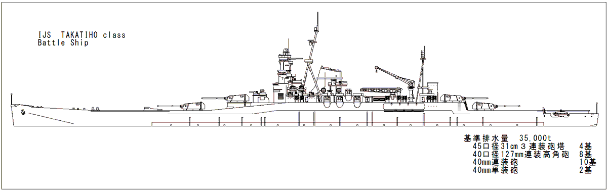 led_rider's tweet photo. かくして完成
阿蘇級巡洋戦艦の後継となる35,000t級高速戦艦！
高千穂級！！
B65超甲巡ポジな感じ
と言うか、あの頃の条約型更新用戦艦のサイズにずっぽり感(お
コレが4隻
大和級(ニア70,000t級)が6隻
な予定！！
 
問題は、何処の国と戦うの？
とね 
#JWcad艦隊 https://t.co/CBb1MSTpno