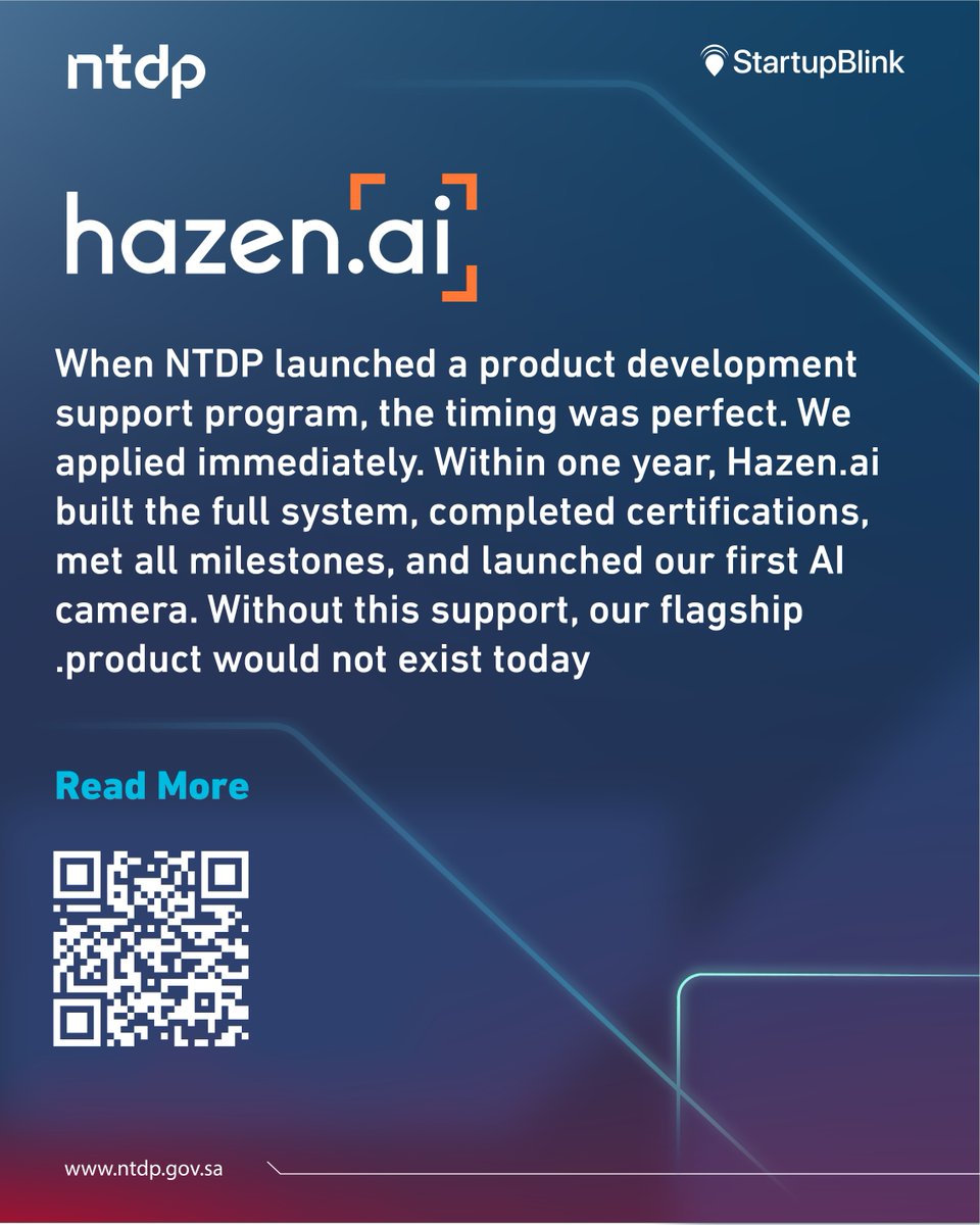 ntdpsa's tweet photo. Saudi Arabia is building more than companies it is cultivating a generation of innovators and 
enabling them to create technologies with global impact.
Discover the stories of founders empowered by Saudi Arabia’s thriving innovation ecosystem.

#من_أجل_الغد
#NTDP
