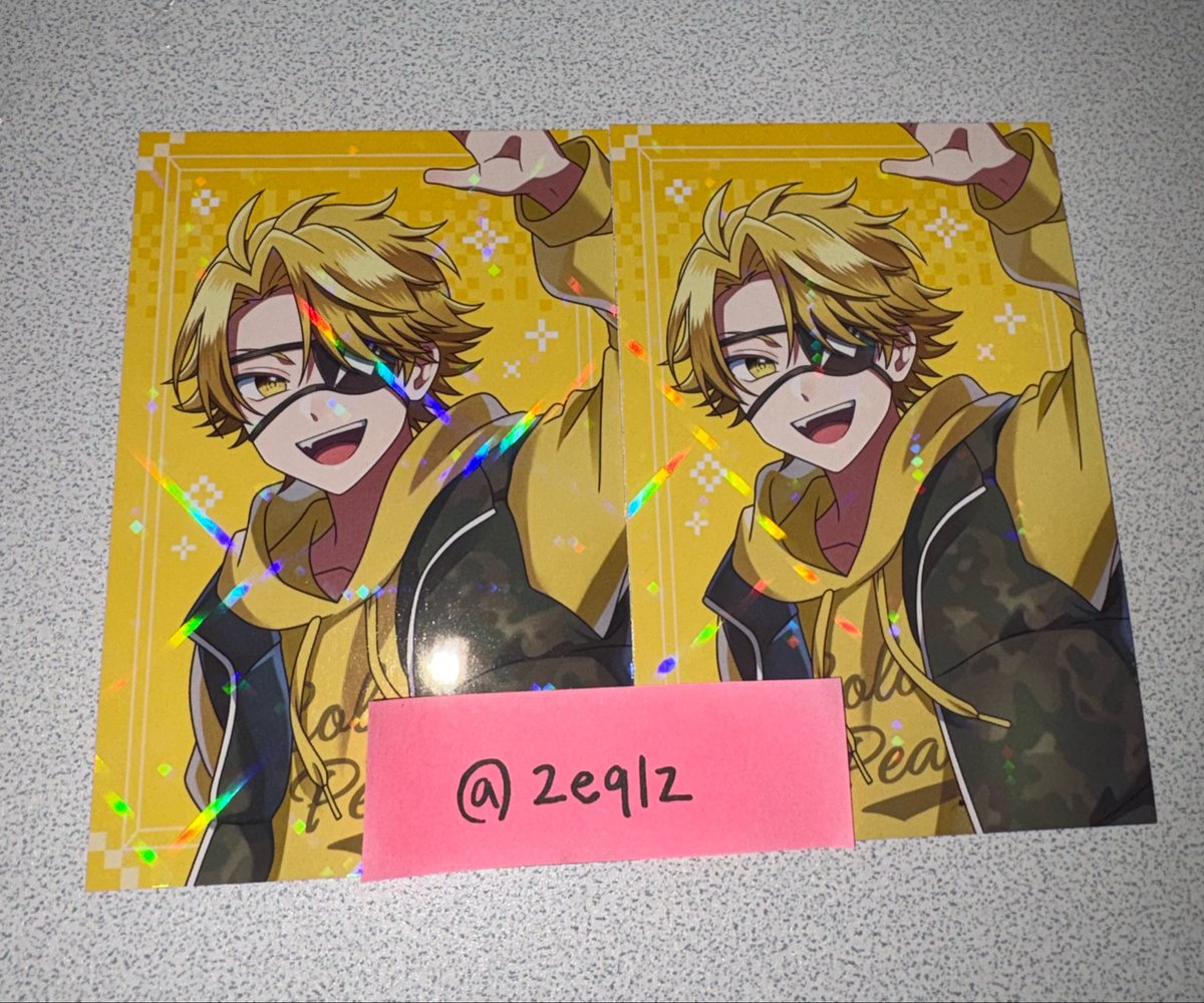2eqlz's tweet photo. @Shio_tpoint_2 初めまして、検索よりお声かけ失礼いたします。⚡️さん等身2枚を所持しております。🌷さん等身2枚と2：2での交換は可能でしょうか？ご検討よろしくお願いいたします。 https://t.co/Ztbe2alPQx
