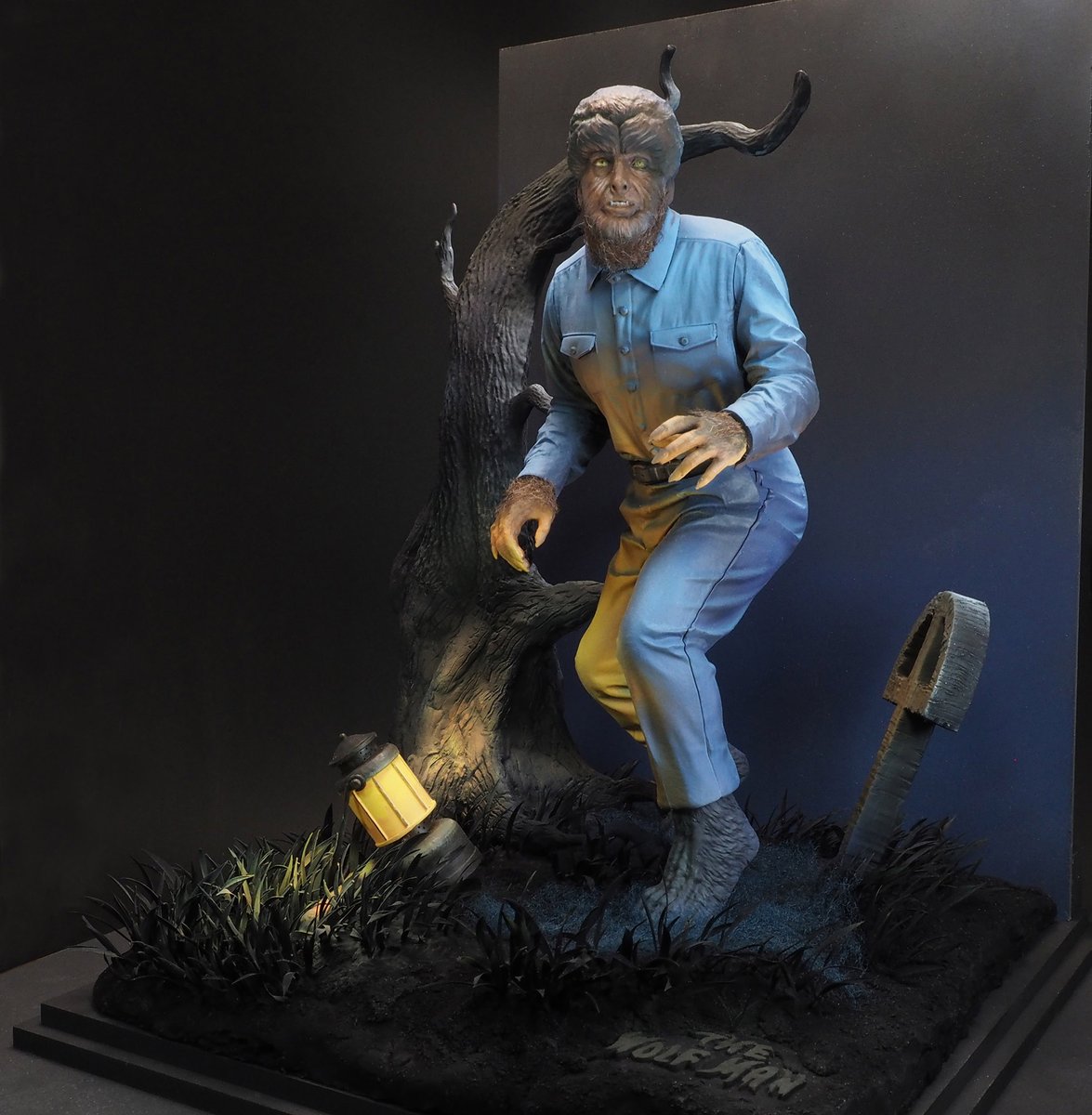 k2takeda's tweet photo. エクスプラス The WOLF MAN　を大阪ボークスに提出・展示することが出来ました。 お立ち寄りの際に、ぜひ見て頂ければ嬉しいです！ #エクスプラス #少年リック #ファレホコン https://t.co/X2C3Ujo0zp