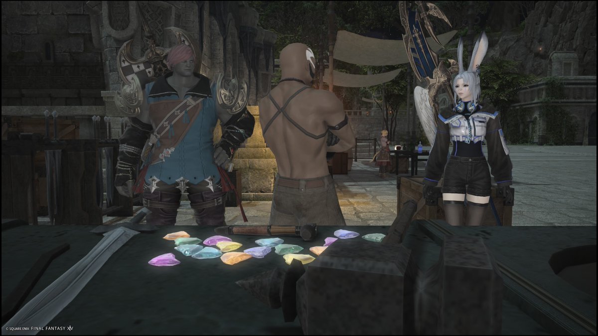 Ff14Yt's tweet photo. デミアートマ集まった！ よかったよかった。なんか思ったよりもペラいけども。
受注したのが随分前だから話を覚えてなかったけど、なるほど道具を強化するためだから一度集めればOKって設定なのね。よくできてる。 https://t.co/FvzKYx9fk9