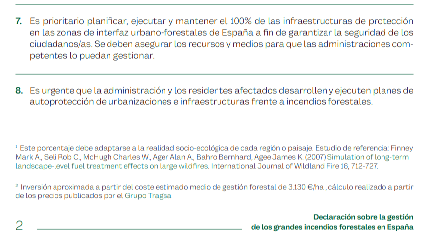 ferrandalmau78's tweet photo. 10) Desde @PauCostaF se ha trabajado una propuesta de #consenso para trabajar tanto en las causas de la #ignición como en las de la #propagación
La han firmado muchas entidades y personas comprometidas con la #GestiónForestalSostenible
Porque sólo desde el acuerdo avanzaremos https://t.co/XOhiR4P04R