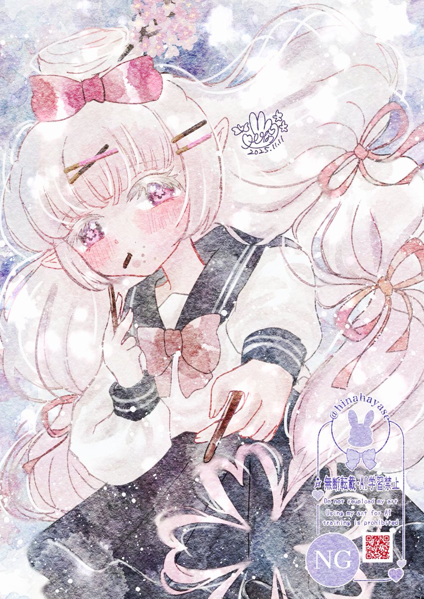 「#これを見た人はセーラー服をTLに放流しよう ちぇりず」|ひなっツ꒰ঌ🐰໒꒱のイラスト