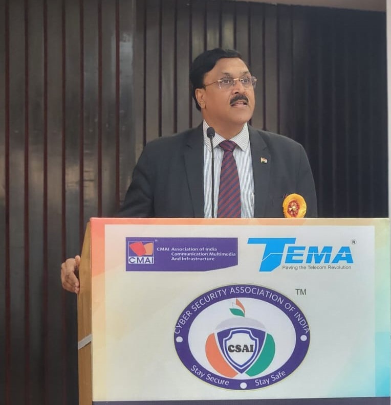 NATIONALTELECOM's tweet photo. Sh. J.S. Deepak, IAS (Retd.), Group Director – International Public Policy & Strategy, Bharti Enterprises and Former Secretary, Department of Telecommunications, Government of India, delivered a distinguished address on "Telecom Security in the AI and Quantum Age-Securing India's Digital Backbone in the Era of AI and Quantum Computing."
Emphasis was laid on the strategic imperatives for safeguarding India's digital infrastructure in an increasingly AI-driven and quantum-enabled world.

Key Takeaways:

* Artificial Intelligence is fundamentally transforming the cyber threat landscape, enabling more sophisticated, automated, and large-scale cyberattacks.

* As AI capabilities continue to evolve, India must proactively prepare for the emerging challenges of quantum-enabled decryption while strengthening the resilience of its critical telecom infrastructure.

* AI also presents unprecedented opportunities to enhance cybersecurity through advanced threat detection, automated incident response, predictive analytics, and intelligent fraud prevention.

* From an industry perspective, organizations must adopt a proactive security posture, leveraging AI-driven security capabilities while implementing rigorous governance across the vendor and supply-chain ecosystem.

* A secure digital future requires future-ready regulatory frameworks, stronger public–private collaboration, continuous investment in cybersecurity talent, institutional capacity building, and alignment with global security standards.

Concluding his address, he emphasized that India has a unique opportunity to build a trusted, resilient, and quantum-ready digital ecosystem through innovation, collaboration, and sustained investment in technology and human capital.

#TelecomSecurity #CyberSecurity #ArtificialIntelligence #cybershaktifoundation #QuantumComputing #DigitalIndia #CyberResilience #CriticalInfrastructure #PublicPolicy #CSAI #TEMA #CMAI