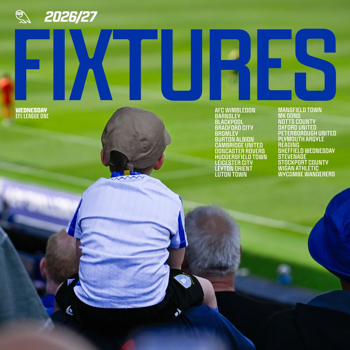 swfc's tweet photo. Our fixtures for the 2026/27 campaign 🦉

We begin the season with a trip to Leyton Orient on Saturday 15 August!