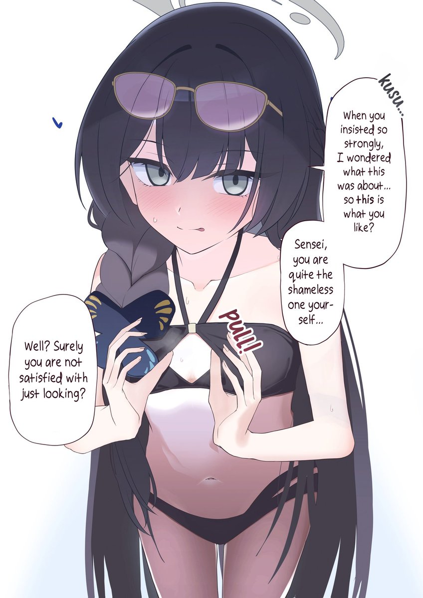 TheParacite's tweet photo. @amtkmituki [EN Version]
Artist's Comment: Swimsuit Kisaki🦋

英語版です！ https://t.co/zdw8y9KPUm