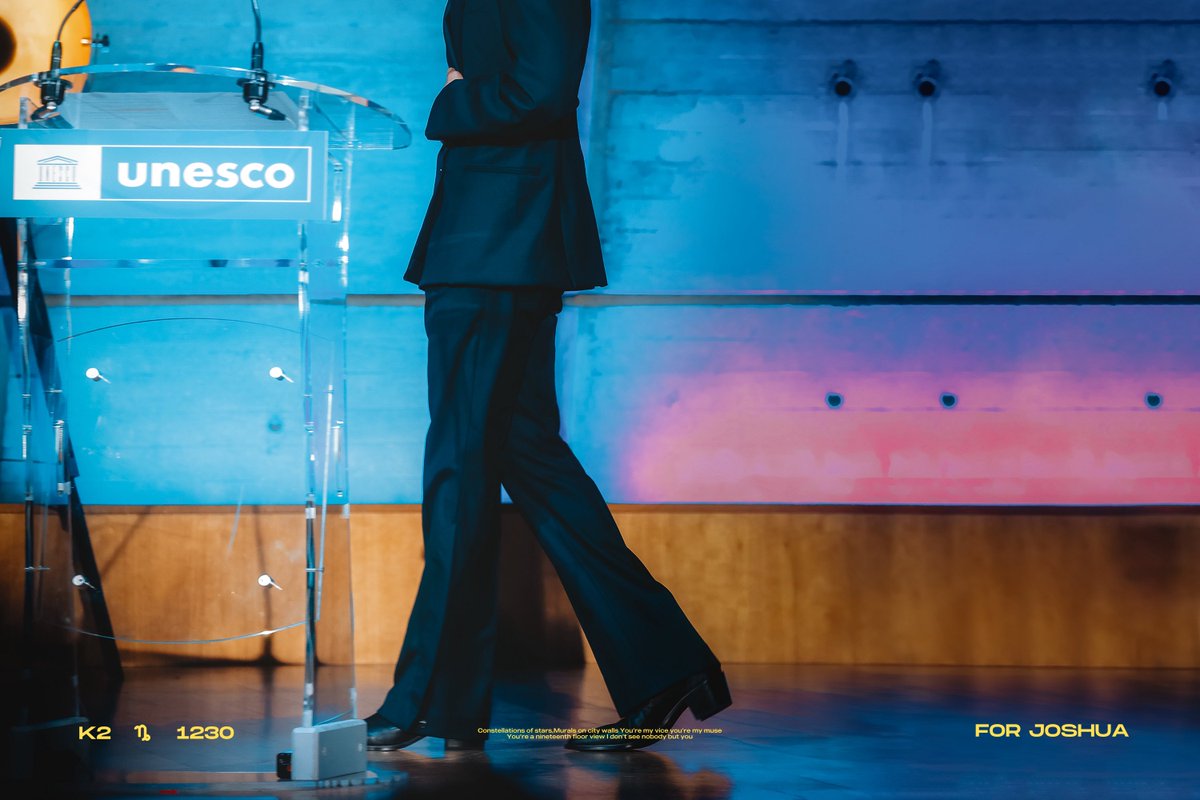 K2_1230_'s tweet photo. 260625 SEVENTEEN JOSHUA AT UNESCO

#조슈아 #홍지수 #JOSHUA
#UNESCOxSEVENTEEN
#GoingTogetherWithSVT
@pledis_17

HD🔗：https://t.co/iXGBTDU4RM https://t.co/pLjejo8gDA