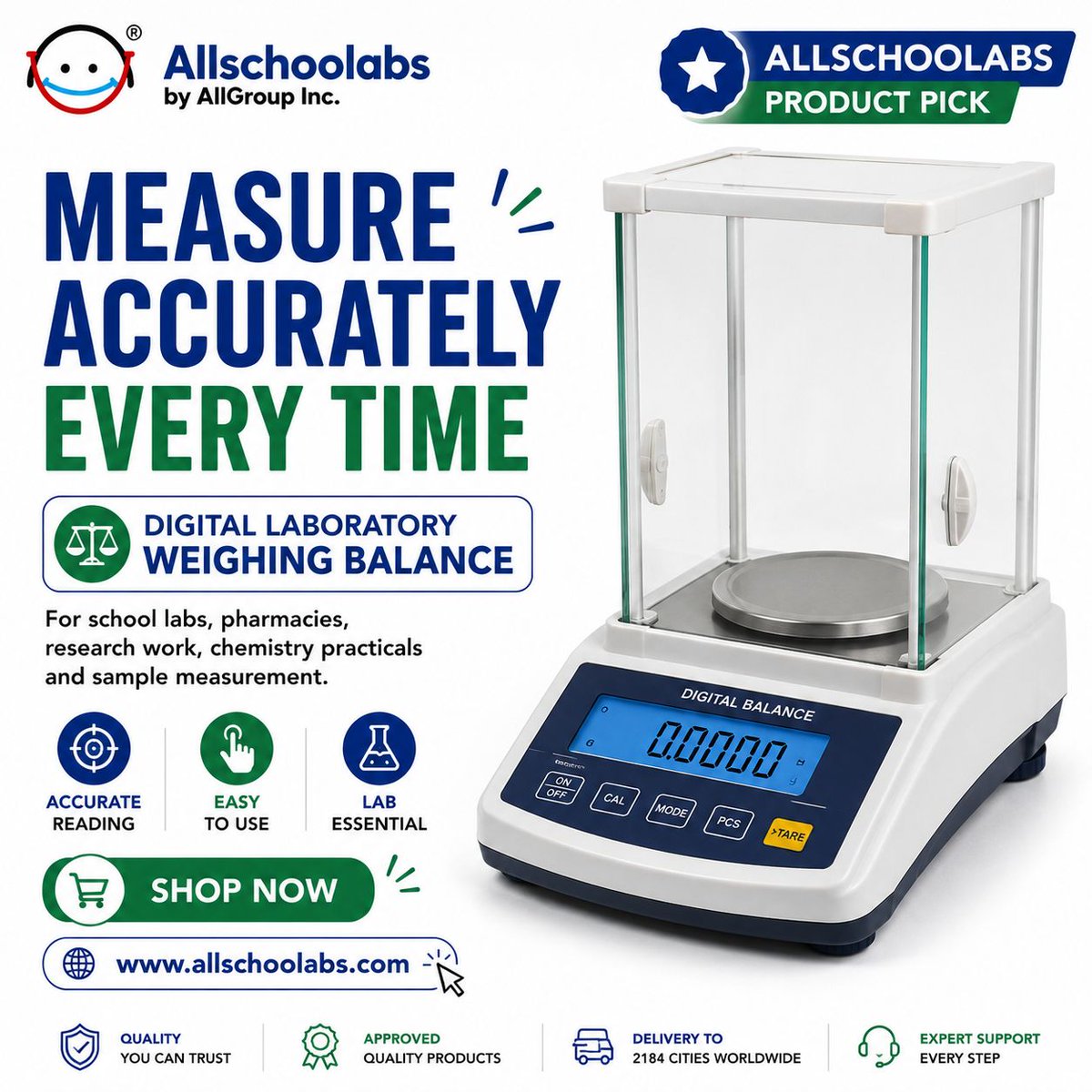 Allschoolab's tweet photo. Measure accurately every time with a digital laboratory weighing balance.

Shop trusted lab supplies at [https://t.co/573AxMDyUN](https://t.co/573AxMDyUN)

#Allschoolabs #LabSupplies https://t.co/r0ItJBzKxt