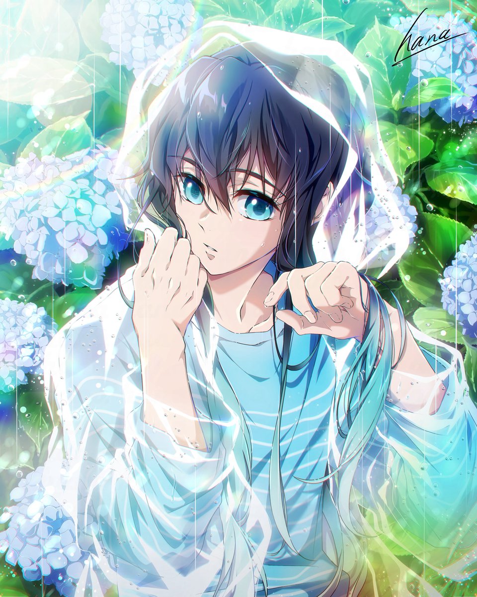 hana_ni_nare_'s tweet photo. キラキラ雨の日☔️✨

時'透の透は透明感の透✨ https://t.co/QSkODunJ1T