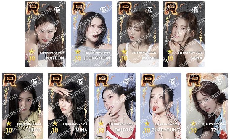 TWICE SSJYP 10th Anniversary| SSJ Birthday 2026 Photocard Set 🔥