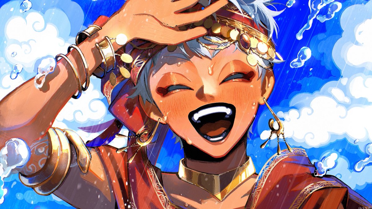 N_BLUE___'s tweet photo. カリムくんお誕生日おめでとう☀️ https://t.co/q8EniROUg2