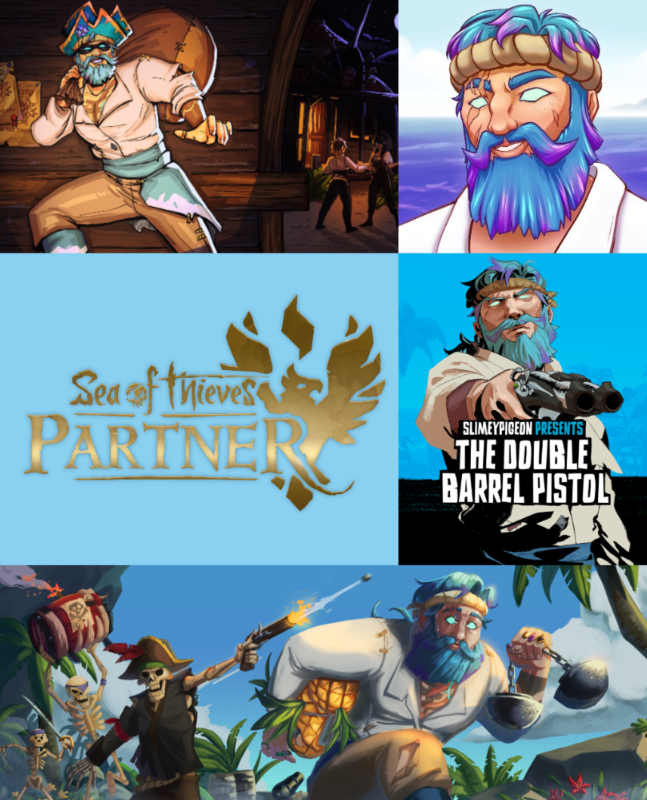 Slimey_Pigeon's tweet photo. We did it.
SOT Unc is officially a Sea of Thieves Partner.

Thank you for all the support! <3 
Plunder Pass giveaway tonight! 

#SeaOfThieves #SOTPartner #ImStillGoingToCrashout https://t.co/jPJphJSwQe