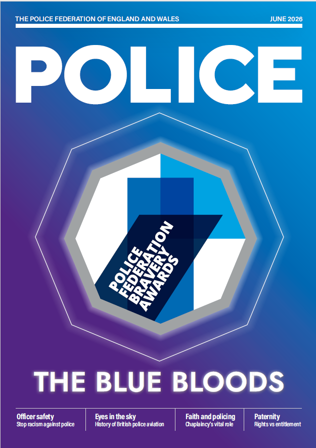 PFEW_HQ's tweet photo. (1/2) Our latest edition of #POLICEMagazine is out now.
This issue puts a special spotlight on the Police Federation Bravery Awards 2026, sponsored by @PoliceMutual , celebrating the extraordinary courage of more than 100 officers from 39 forces across England and Wales. https://t.co/Pvxk4mwOxy
