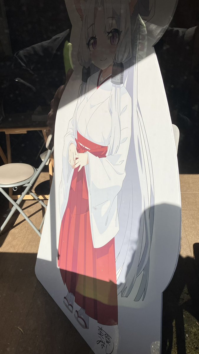 ZundaNoda's tweet photo. そして白石で忘れちゃいけない梅花藻。
タイミング良くウグイス⭐︎
神明社さんのイタコ姉さんパネルが新しくなっていますぞよ！ https://t.co/PR0bLT3udE