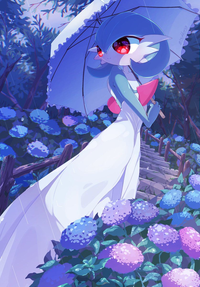 tsukkong's tweet photo. 梅雨とサーナイト

#ポケモン絵 
#ポケモンイラスト 
#ポケモンfanart 
#Pokemon https://t.co/OyRxBv8tIH