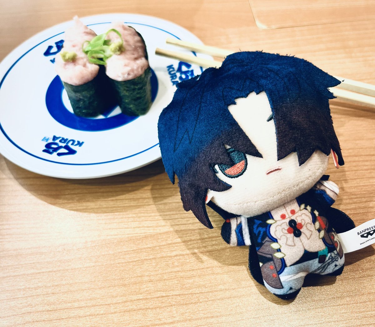 aran_gnsn's tweet photo. ゲーセンでｼﾞﾝﾁｬﾝに遭遇して捕まえてその日のうちに一緒に寿司食べに行ってきた…ｼﾞﾝﾁｬﾝ可愛いね……🫶 https://t.co/BWDEuY8byz