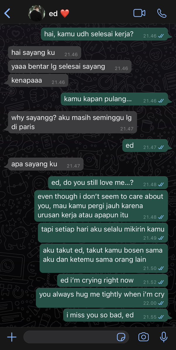 hbnmmm599212's tweet photo. #marjames twotweets AU. 

James (JM) is the type of person who always asked “do you still love me?” and he need Ed (MR) who always answer like this https://t.co/OoWGsLZwb9