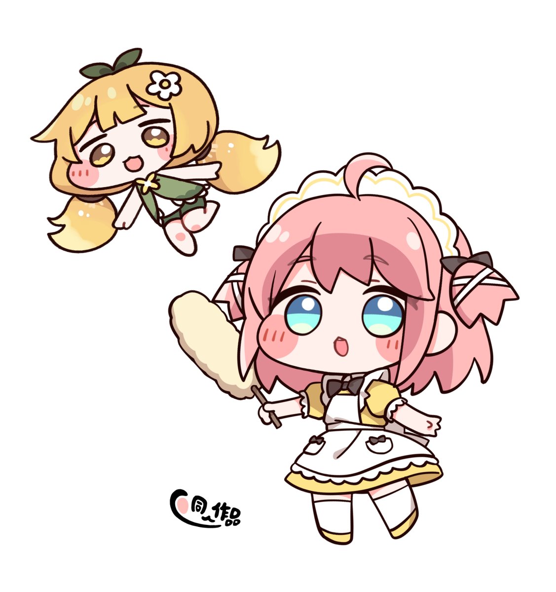 「ブルミ&amp;クレープ #Trickcal #トリッカル」|山田桜🍣🦀個人依頼知り合いのみ受付のイラスト