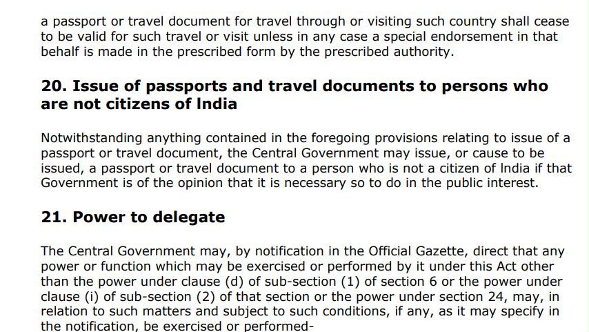 rishibagree's tweet photo. @KapilSibal According to the Passport Act, 1967,  in certain circumstances, a passport can be issued to a non-citizen. 

In 2013, when you were the Union Law Minister, the Bombay High Court judgment held that a passport, by itself, is not conclusive proof of Indian citizenship. https://t.co/7ZHnChGZu0