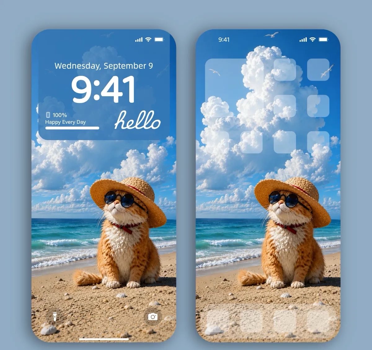 Bella_utd's tweet photo. Coastal Cat Wallpaper 🏝️🐾 https://t.co/XLuvaoPOjT