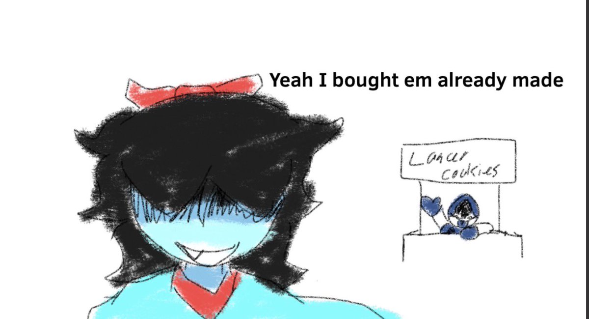 JustLazr's tweet photo. The aqua and seth dynamic (small comic)
#Deltarune https://t.co/p5y7hEIYXw