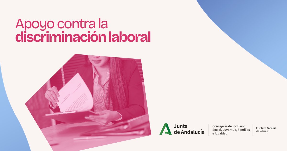 IAMJunta's tweet photo. ⚖️ El IAM te ofrece un servicio de defensa legal gratuito si sufres acoso o discriminación en el trabajo.

Defendemos tus derechos.

Conoce el servicio y cómo solicitarlo: https://t.co/CbrdSnDySO https://t.co/7ilBFd0xTb