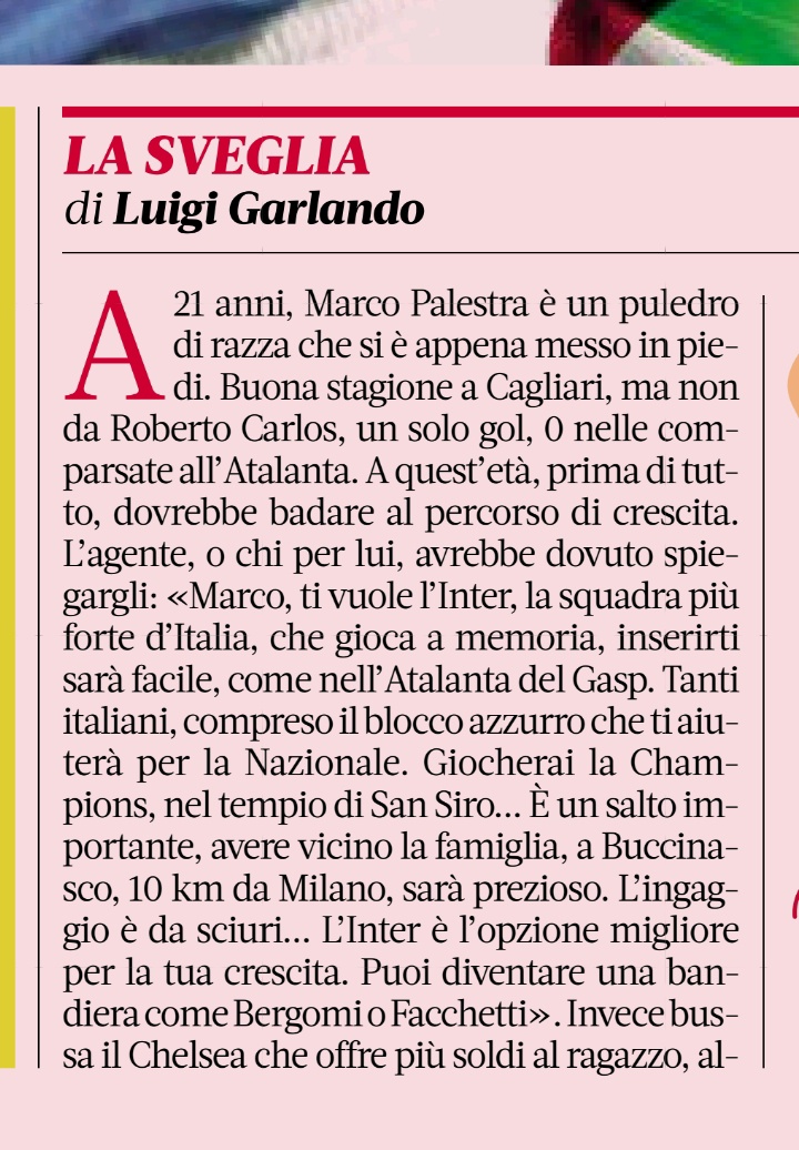 augustociardi75's tweet photo. predichiamo largo ai giovani però poi quando spiccano il volo gli facciamo la predica:

Ingrato! Qui stavi a 10km da casa, stipendio da "sciuri", coccolato dai giornali, nel tempio del Meazza, coi "matusa" accanto che ti inserivano in azzurro. Che in fondo mica sei Roberto Carlos https://t.co/WshcDNB9g4
