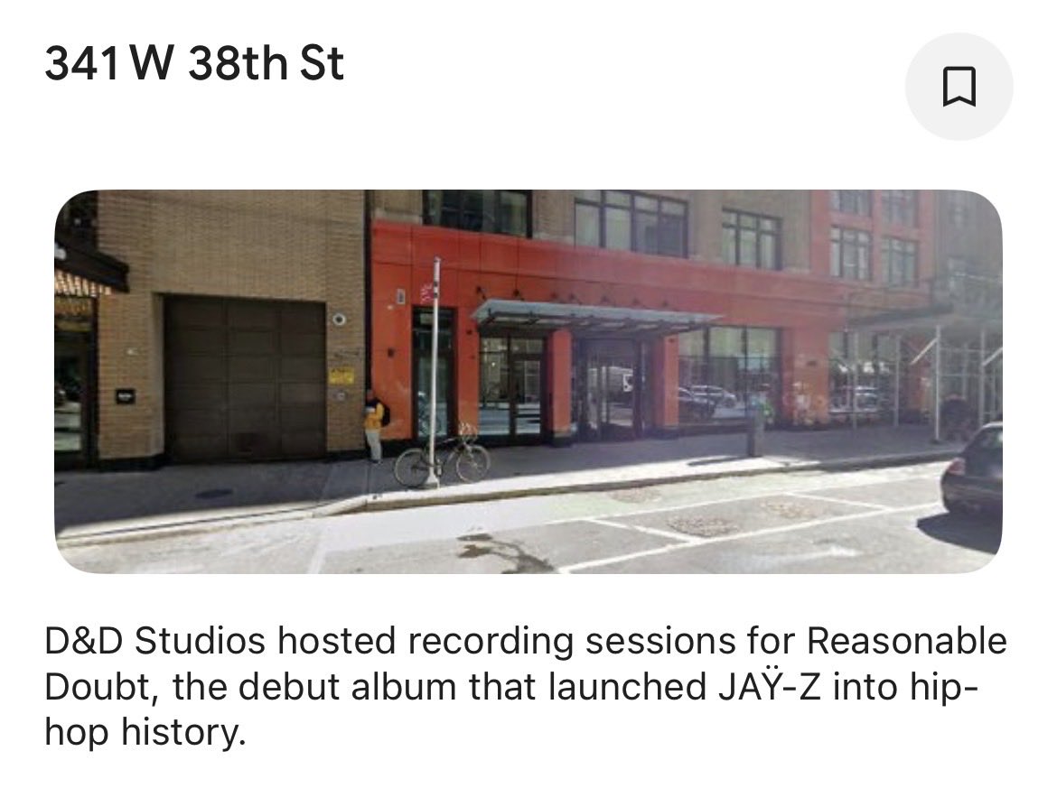 Hovette4L's tweet photo. Wow this campaign just keeps on giving. Along with everything else Jay Z has put out for JAYZ30, there’s also a collaboration with @googlemaps with some of Jay Z’s most iconic &amp; influential locations of his career. Them being marked on the map by a diamond emoji is so creative ☺️ https://t.co/kmhaw4n2YJ